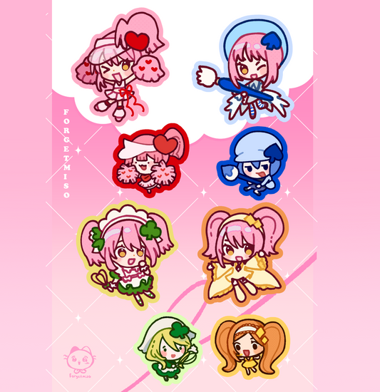 LIMITED PREORDER | Amu Transformations | Charms + stickersheet