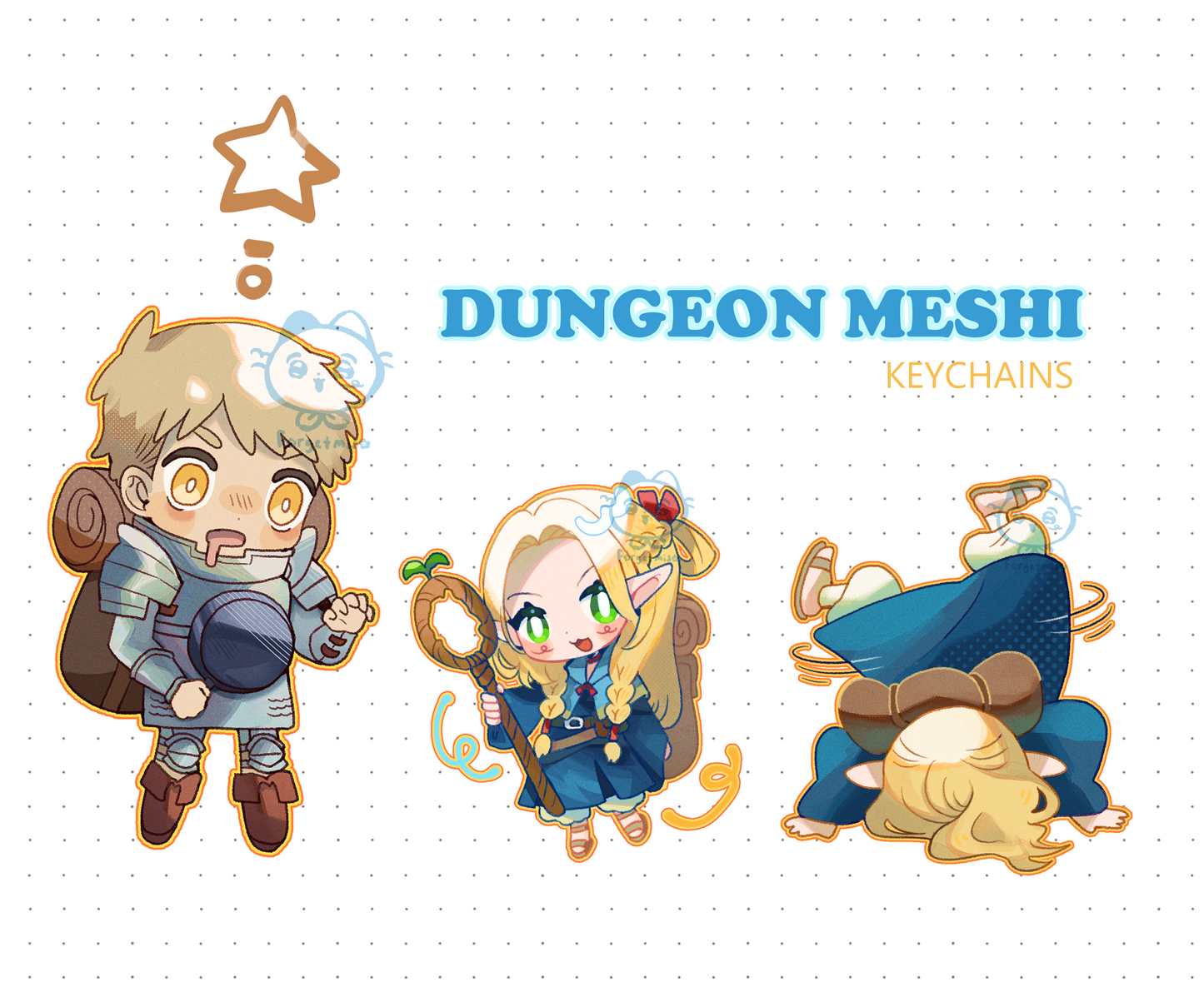 PREORDER delicious in dungeon | keychains