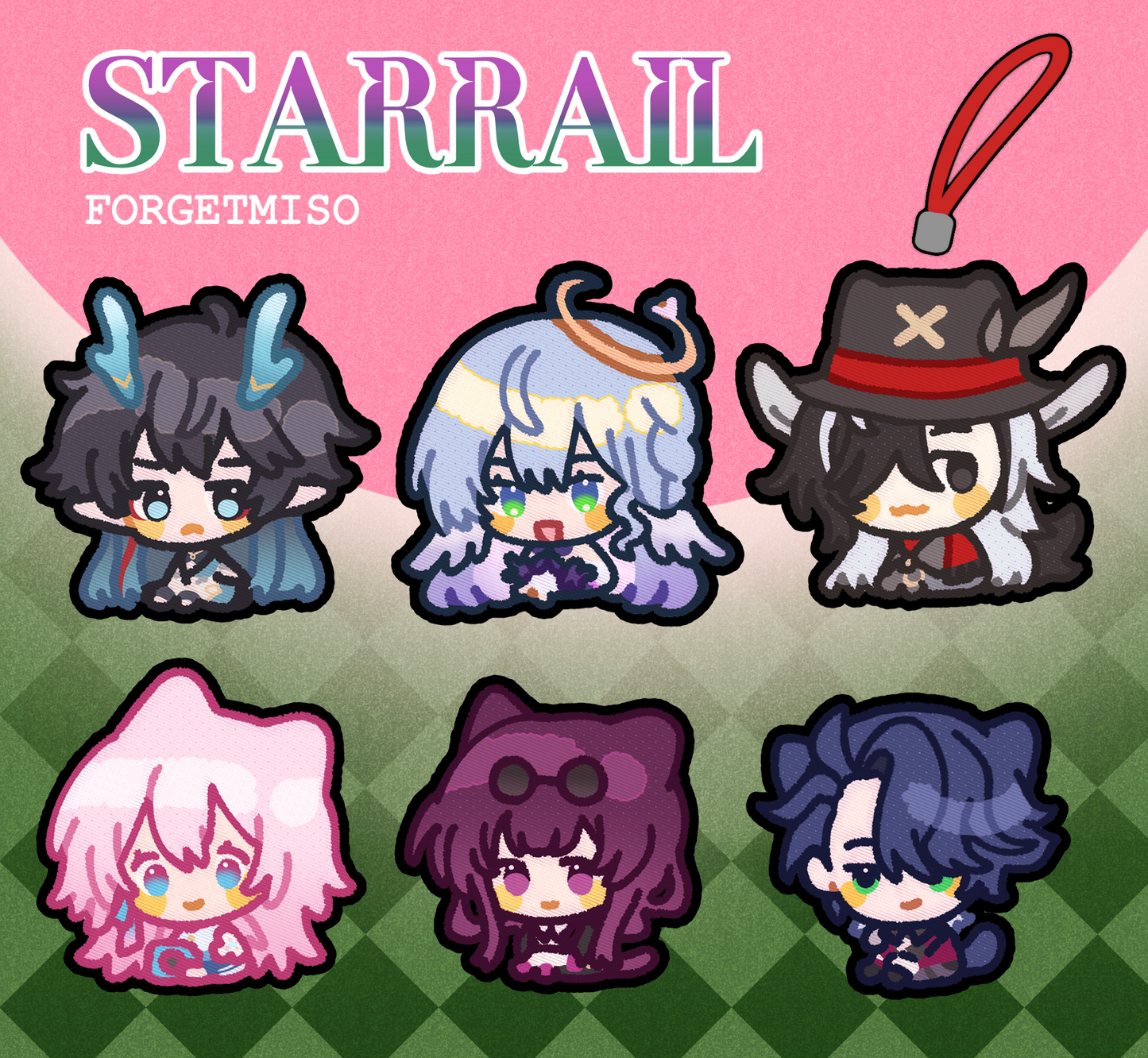 PREORDER | Honkai Starrail | Phone charms