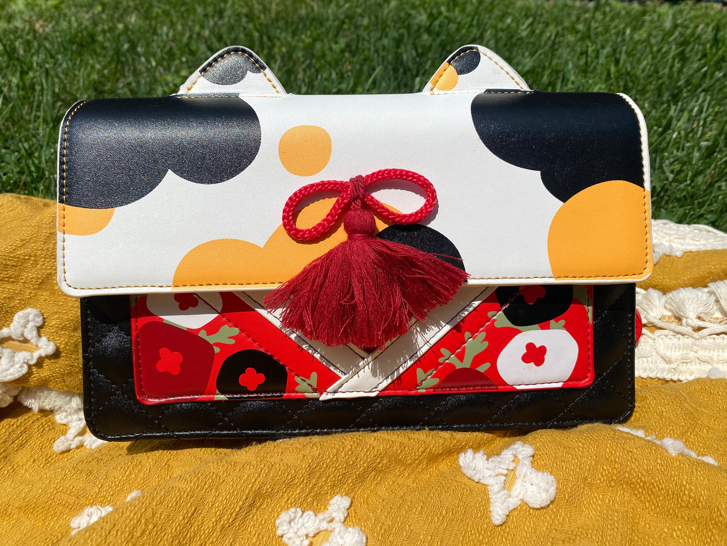 Poppy Calico Purse