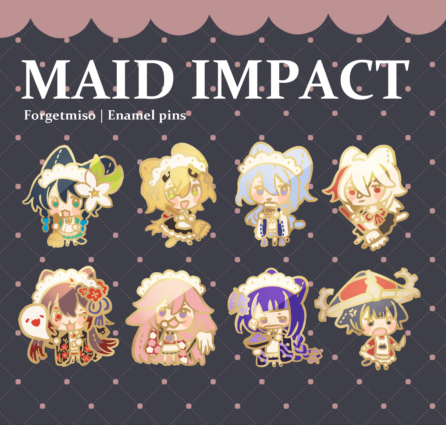 Maid Impact | Enamel Pins