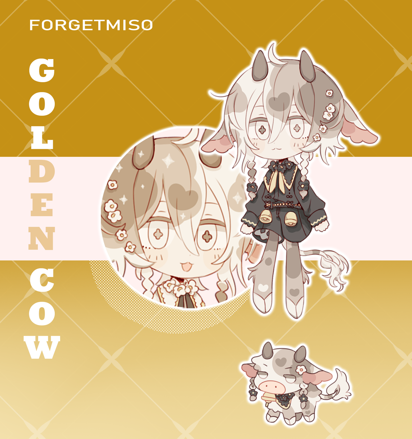 Golden Cow | Linked Charm