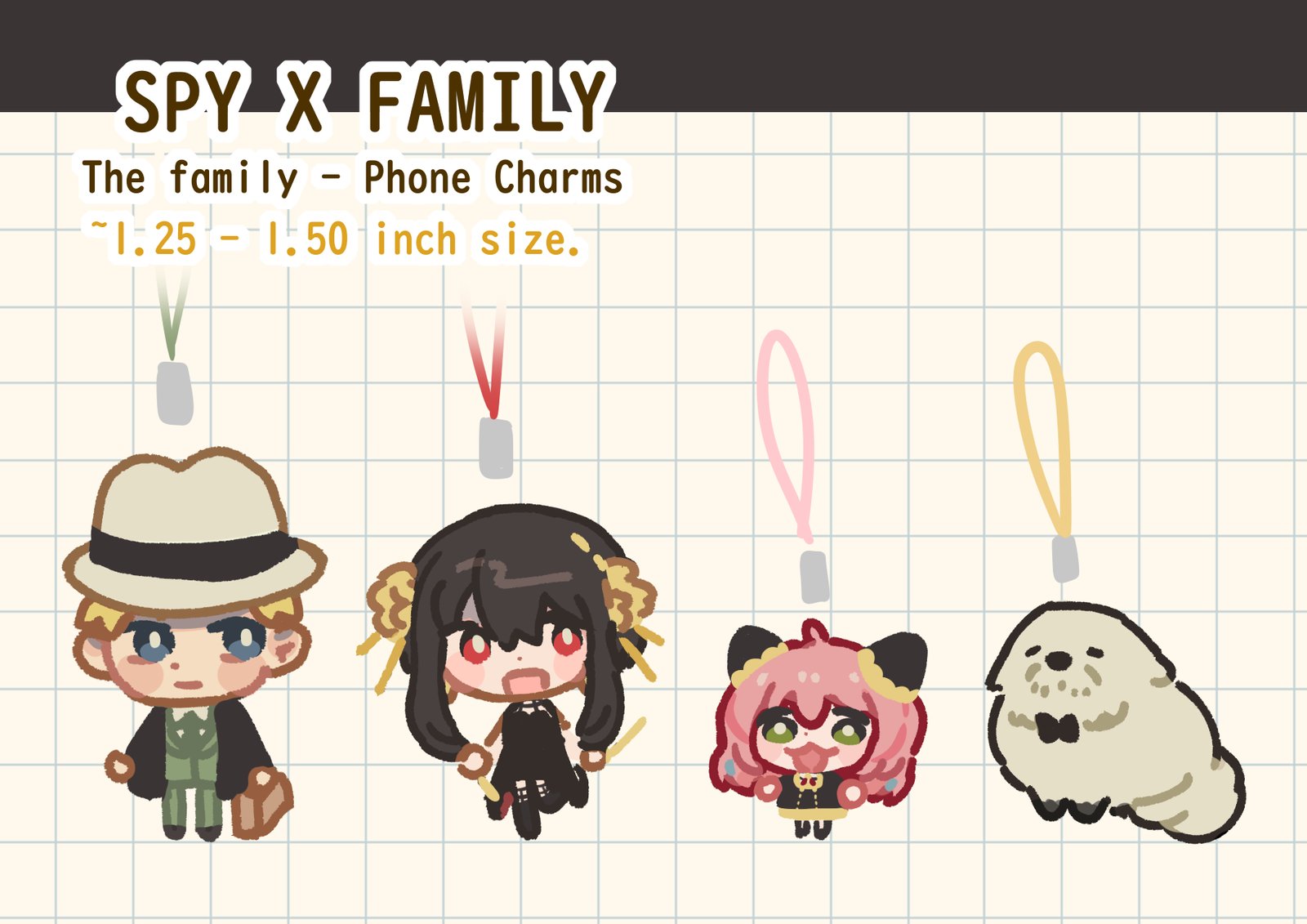 SPY X FAMILY | ''The Family'' | Mini charms 